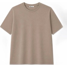 Vamos Basic Regular Fit Tişört Vizon