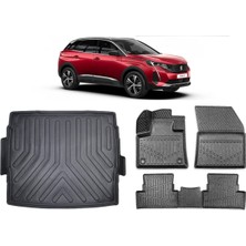Ko Kaliteoto Peugeot 3008 2020 Model 4d Üst Bagaj Havuzu+Paspas Seti Rice Serisi
