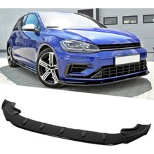 Tuning Vadisi Golf 7 ve 7.5 Uyumlu R Ön Lip (Plastik) Piano Black 2012-2019 Arası
