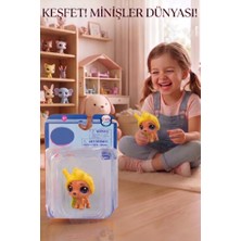 Farbu Oyuncak 3 Parça Minişler Pet Shop Işıklı Toplu Kutulu Tekli Oyuncak Figürü - Pipet Şapkalı Köpek