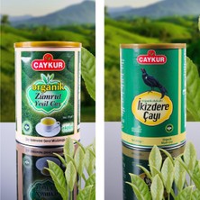 Çaykur Organik Serisi Siyah-Yeşil Ikili 1 Adet Organik Ikizdere Çayı 200 gr Siyah Dökme Çay 1 Adet Organik Zümrüt Yeşil Çay 125 gr Dökme Yeşil Çay Ekotar Sertifikalı
