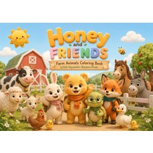 Papelia Honey And Friends Çiftlik Hayvanları Boyama Kitabı