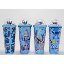 Mestore Sevimli Stitch Pipetli Boncuklu Termos & Suluk ALK4708
