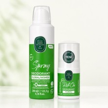 Eyüp Sabri Tuncer Kadın Floral Deodorant 200 ml + Floral Roll On 75 ml Set
