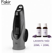 Fakir TVL90BS Kule Tipi Vantilatör 90W Güç, Uzaktan Kumandalı, Dijital Gösterge, 8 Saat Zaman Ayarı, Geniş Açılı Salınım, Sessiz Çalışma, Gri