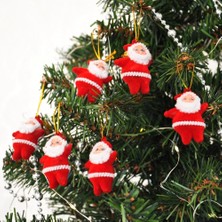 Pazarcan Yılbaşı Ağaç Süsü Noel Baba 6'lı