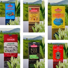 Çaykur Kutu Ambalaj Serisi Görseldeki Ürünlerden 1'er Paket
