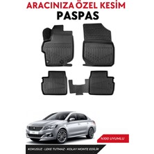 Ko Kaliteoto Peugeot 301 2017 Model Araca Özel Havuzlu Paspas Takım