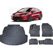 Ko Kaliteoto Toyota Corolla 2024 Model 4d Bagaj Havuzu+Paspas Seti Rice Serisi