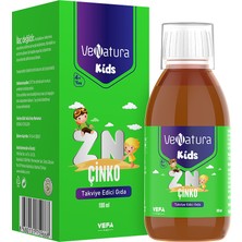 Venatura Kids Çinko Takviye Edici Gıda 100 ml Sıvı Formda Çocuklar İçin Türkiye Menşeli