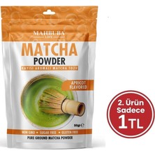 Mahbuba Kayısı Aromalı Matcha Çayı Tozu 50gr