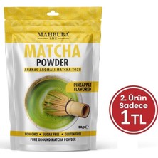 Mahbuba Ananas Aromalı Matcha Çayı Tozu 50gr