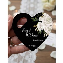 Lecatte Nişan Söz Için Kişiye Özel Açacak Magnet (20 Adet) Hediyelik Şişe Açacağı Düğün Hatırası Magnet