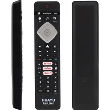 Huayu Philips RM-L1660 RC4498 RC4501 YKF291-003 Netflix-Youtube-Rakuten Tv Tuşlu LCD LED Tv Kumanda (Ses Komutsuz)