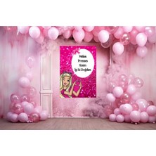 Gmt Ambalaj Barbie Temalı Kişiye Özel Isimli 70X100 cm Ölçüsünde Branda Afiş