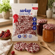Sarkap Hijyenik Paketli 10'lu 82 mm Kapak - Çini Çiçek Seri - Bordo