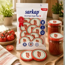 Sarkap Hijyenik Paketli 10'lu 82 mm Kapak - Pop Art Sebze Seri - Domates