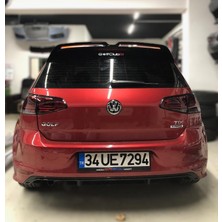 Tuning Vadisi Golf 7 R Arka Difüzör (Plastik) Parlak Siyah 2012 2013 2014 2015 2016 2017