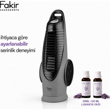 Fakir TVL90BS Sessiz Kule Tipi Vantilatör 90 Watt, Oda Sıcaklığı Göstergeli, Uzaktan Kumanda, 3 Hız Kademesi, Zamanlayıcı, Modern Tasarım