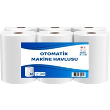 Maximum 6 Rulo 2 Katlı Otomatik Hareketli Makine Havlusu 2 kg Kağıt Havlu