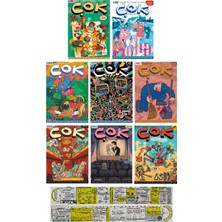 Komik Şeyler Yayıncılık Çok Dergi 1-2-3-4-5-6-7-8. Sayılar Set + Özel Cetvel