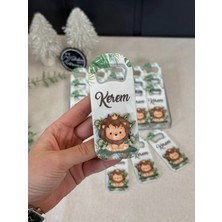 Lecatte Yeni Doğan Mevlüt Hediyelik Bebek Açacak Magnet-Safari Aslan-Toplam 20