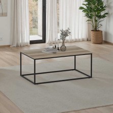 Adore Mobilya Profile Dikdörtgen Orta Sehpa - Açık Ceviz (Tori) 100X42X60 cm (Gxyxd)