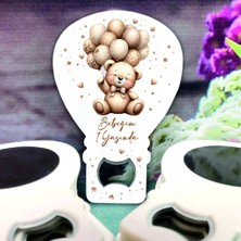 Lecatte Ayıcık Desenli Balon Açacak Magnet 10 Adet