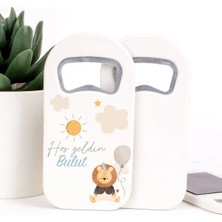 Lecatte 20 Adet Dikey Açacak Magnet, Uv Baskı, Bebek Hediyelik Magneti