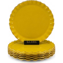 Glore Solid Hardal Servis Tabağı 26 cm 6 Lı