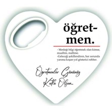 Lecatte 10 Adet Kalp Şeklinde Öğretmenler Günü Hediyelik Açacak Magnet