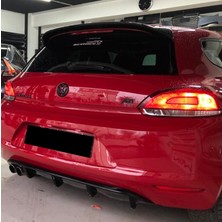 Tuning Vadisi Scirocco Makyajsız Difüzör Sol Tek Çıkış 2008-2013 Parlak Siyah