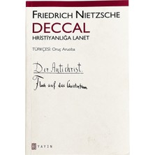 Hil Yayınları Nietzsche Deccal Hristiyanlığa Lanet Oruç Aruoba Çevirisiyle