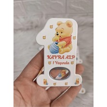 Lecatte Winnie The Pooh 1 Açacak Yenidoğan Doğum Günü Mevlüt Magnet Hediyelik 20