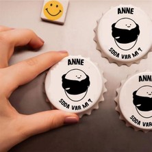 Lecatte Anne Soda Varmı Baskılı Magnet Açacak 10