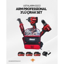 Arm 3'lü Çırak Şarjlı Set