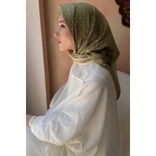 İmaj Butik Olive Desenli Soft Eşarp