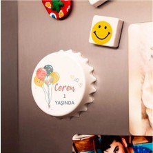 Lecatte Doğum Günü 10 Adet Kişiye Özel Baskılı Magnet Açacak