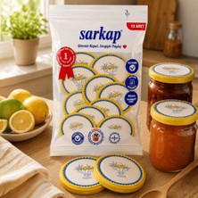 Sarkap Hijyenik Paketli 10'lu 82 mm Kapak - Pop Art Sebze Seri - Limon Kase