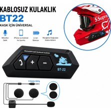 Al-tech Bilişim Kask Içi Bluetooth Kulaklık Mikrofonlu Suya Dayanıklı Tasarım Kask Içi Müzik ve Görüşme Sistemi