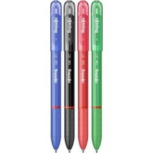 Rotring Tükenmez Kalem 4'lü Ana Renkler Ergonomik Gövde ile Konforlu Yazım İçin