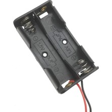 kzy mobilyal Powermaster IC-233A Plastik Siyah AA 2'li Pil Yuvası