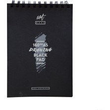 Artwork Siyah Çizim Blok A5 160 gr 50 Yp Düz Yapraklı Siyah Renkli Defterler