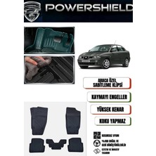 POWERSHIELD Seat Cordoba 2002-2008 Uyumlu Araca Özel Premium 5D Havuzlu Oto Paspas Takımı