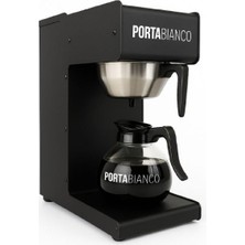 Portabianco Profesyonel Filtre Kahve Makinesi 1.8 Litre 144 Fincan/saat Kapasiteli Siyah RFKX1P