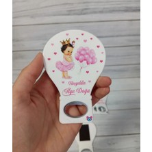 Lecatte 20 Adet Balon Açacak Magnet Pembe Kız Temalı
