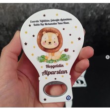 Lecatte 20 Adet Balon Magnet Açacak Yeni Doğan, Doğum Günü, Sünnet, Nişan, Söz, Aslan Modeli
