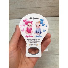 Lecatte 20 Adet Balon Magnet Açacak Yeni Doğan, Doğum Günü, Sünnet, Nişan, Söz, Düğün Hediyelik