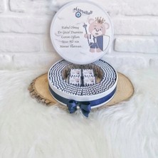 Lecatte Angel Gift Chocalate 100 Adet Isme Özel Ayıcıklı Sünnet Hatırası Hediyelik Erkek Bebek Çikolatası