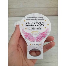 Lecatte 20 Adet Balon Magnet Açacak Yeni Doğan, Doğum Günü, Sünnet, Nişan, Söz, Pembe Kanatlı Model